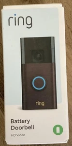 Ring, battery Doorbell  full view HD Video- Venetian Bronze -new  Sealed