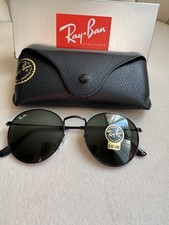 New Ray-ban Round Metal Rb3447 Block G-15 Green 53mm Large Sunglasses