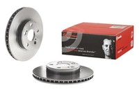 2X Bremsscheibe Prime Line - UV Coated Brembo 09.A713.11 FüR Toyota Prius Hybrid