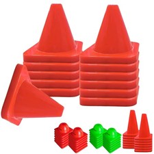 Heavy Duty Agility Training Cones 2 in, 6 in, 9 in, 12 in, 18 in, 28 in for...