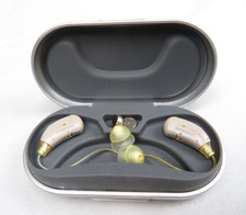 SIEMENS Pure 500 Digital Hearing Aids RIC w/ Case Tested Works Pair