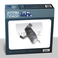 Auspuff Endtopf für VW Golf Plus Golf V