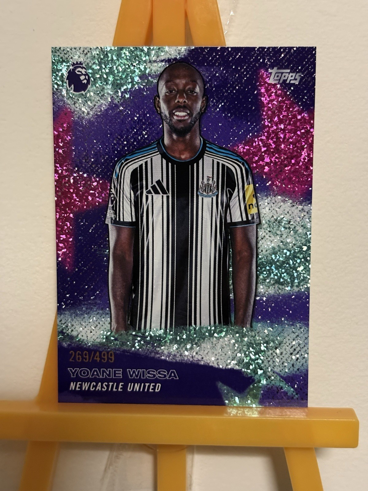 2026-27 Topps EPL Yoane Wissa Aqua Sparkle Foil /499 Stars Of The EPL #SPL 20