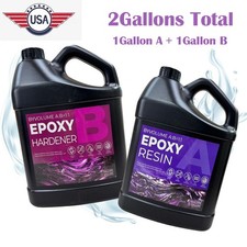 Crystal Clear Epoxy Resin - 2 Gallons Kit - F...