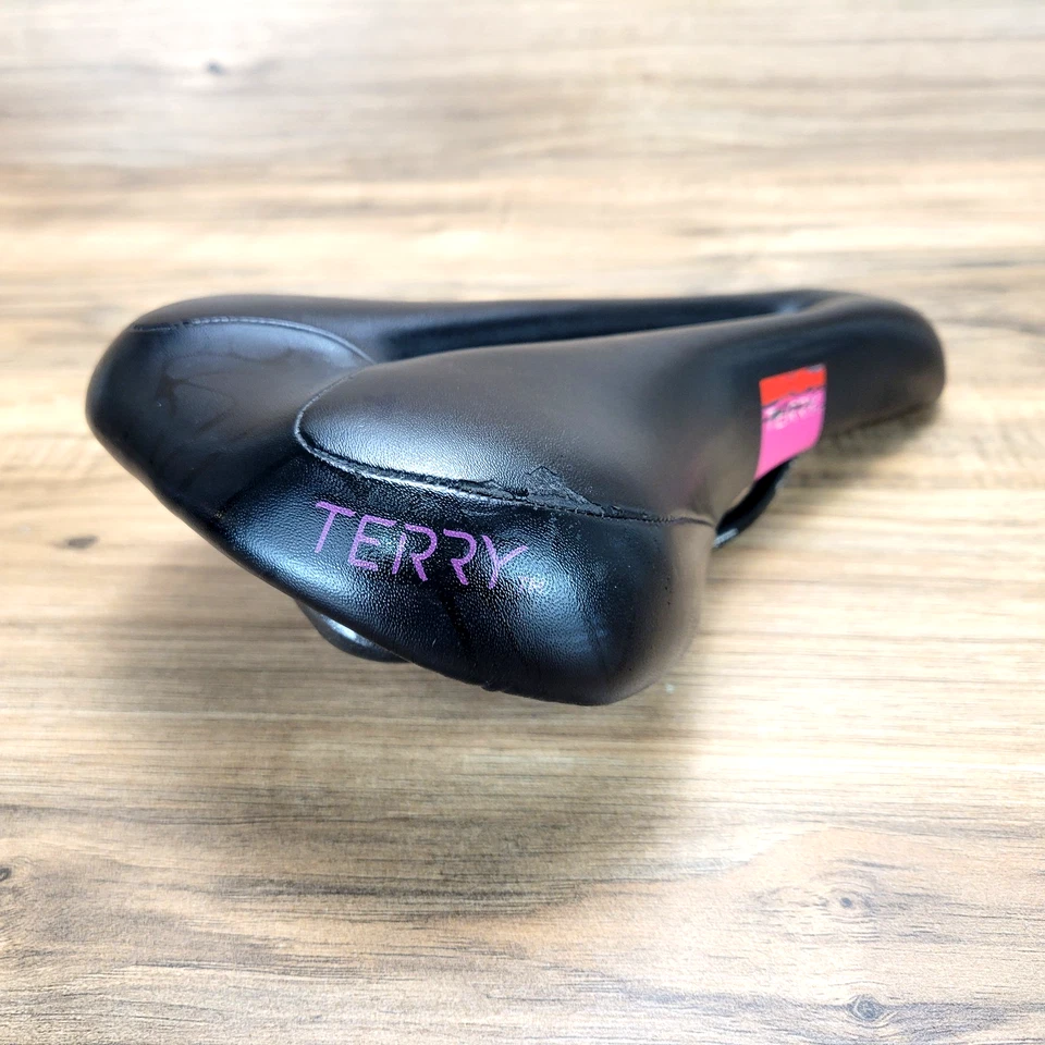 Asiento de sillín de bicicleta Terry Butterfly Cromoly para mujer, cómodo corte central Foto 4 de 4