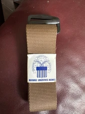 Defense Logistics Agency Brown Riggers Belt Sz 44, 8415-01-480-0457 NEW