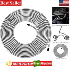 25 Ft 316 Brake Line - Zinc Coated Rustproof Steel Tubing For Ultimate Safety