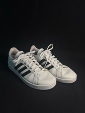 Adidas Grand Court F36392 Size 10.5 White Black Sneakers