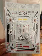 1999 Dale Earnhardt Jr Budweiser 1/24 Decals JWTBM Revell Monogram NASCAR