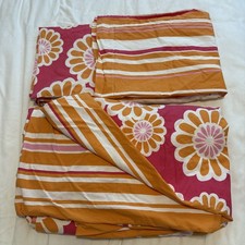 Pottery Barn Kids Molly Floral Twin Duvet Cover Set Pillowcase And Sham Colorful