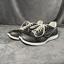 NIKE LUNARSWIFT 2 USED MENS SIZE 10 BLACK WHI...