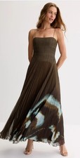 AMUR Sue Pleated Gown Size 4