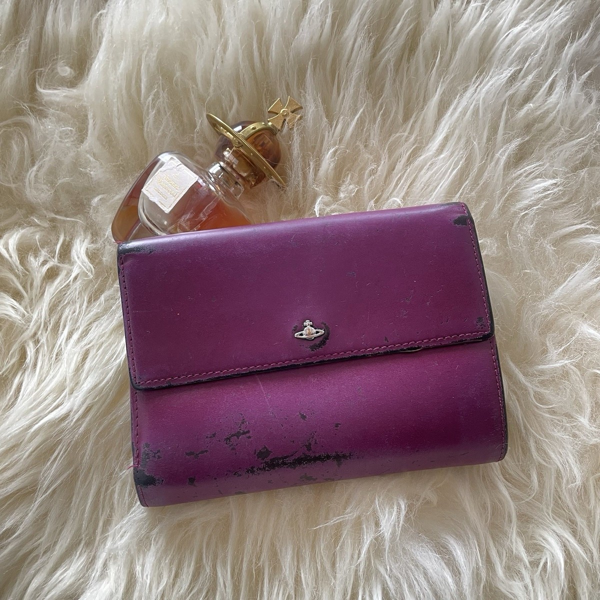 VIVIENNE WESTWOOD Tiny Orb Leather wallet from Japan | eBay