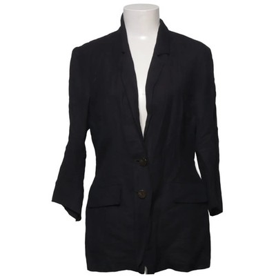 Sportmax by MaxMara, Blazer, Größe: M, Schwarz, Leinen/Seide, Einfarbig #kCl