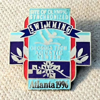 GT SYNCHRONIZED SWIMMING VENUE 1996 ATLANTA OLYMPIC GAMES PIN / 2028 LA