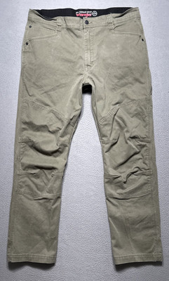 Wrangler ATG Reinforced Utility Pants Mens 38X30 (36x30) Olive Hiking Stretch