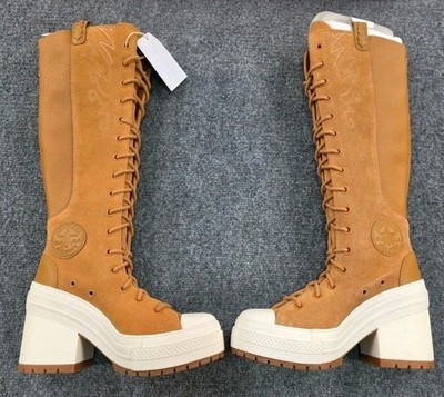 CONVERSE Chuck 70 De Luxe Heel XX Platform High Western Women s Size 7.5 A15660C