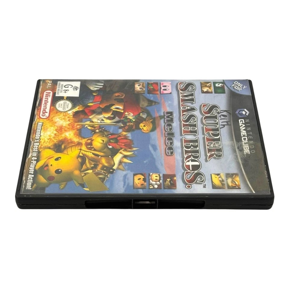 Super Smash Bros Melee Nintendo GameCube Game Aus PAL Tested & Working - Image 4 of 4