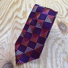 Altea Milano Neck Tie Multicolor 100% Silk Handmade In Italy Abstract Classic