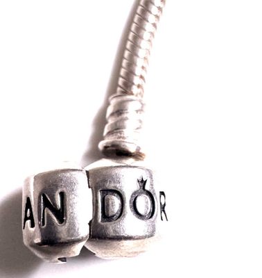 アクセサリー PANDORA Silver Bracelet 590702HV-19 Authentic Pandora Moments Sterling Silver Bracelet 590702HV-19 cm