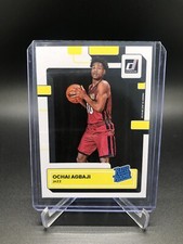 2022-23 Panini Donruss Ochai Agbaji Rated Rookie Card Jazz Raptors RC 214