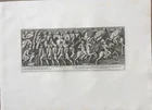 1704  Bartoli/ Bellori Engraving - Marcus Aurelius Column, Rome - German Tribes