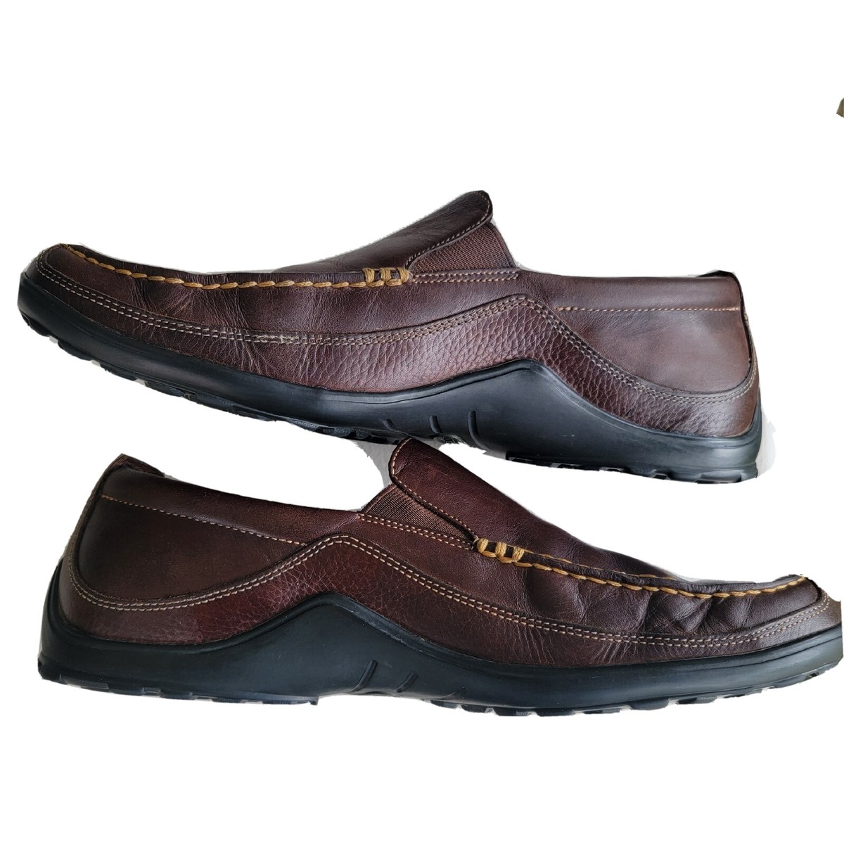 Authentic Cole Haan men’s designer brown leather loafers sz 10.5 Amazon.com | Cole Haan Men main image 3