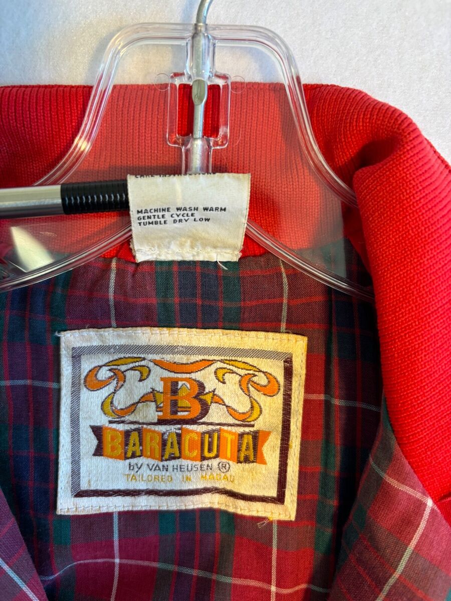 RARE Vintage Van Heusen Baracuta Cotton Blend Bomber Jacket RARE Vintage Van Heusen Baracuta Cotton Blend Bomber Jacket