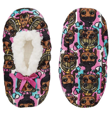 LOL Surprise Fuzzy Babba Slippers Socks Shoe Size 8-13 S/M | eBay UK