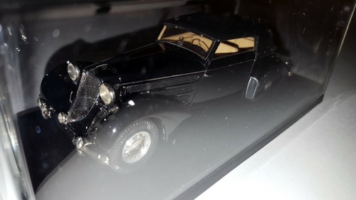 Rare EMC 1/43 1936 Mercedes Benz 540K Cabrio C 'Vanderbilt' Closed Top Up Black - Picture 6 of 10