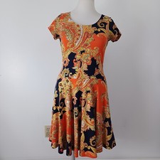 Laren Ralph Lauren Petites Fit And Flare Dress Size PM