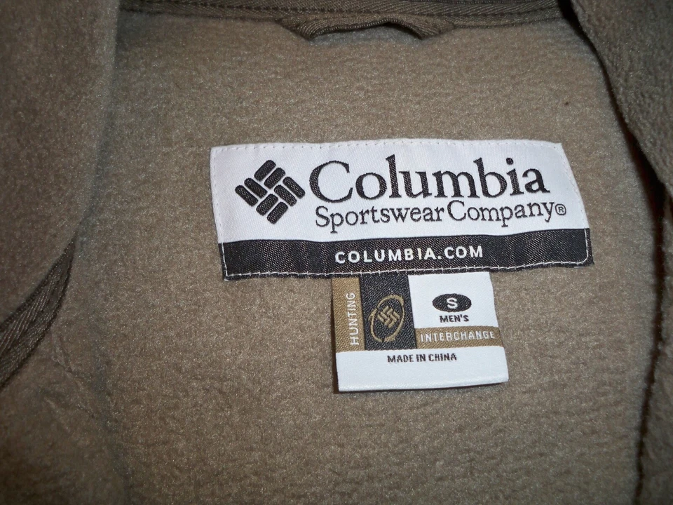 Columbia Timberwolf Camuflaje Trabajo Caza Impermeable Hombre Chaqueta Talla Pequeña Foto 4 de 4