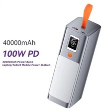 40000mAh 100W Laptop Power Bank Fast Charging External Portable Battery Station