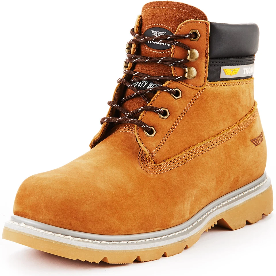 TROJAN Steel Toe Atlas Brown S1P Safety Boots - Image 2 of 4