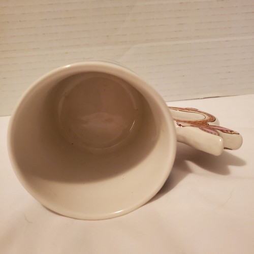 Vintage Peter Rabbit Coffee Mug W/ Bunny Handle Design Ceramic Japan Tea Cup - Picture 4 of 4