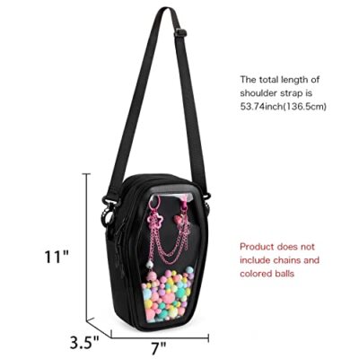 Ita Bag Coffin Purse Bag with Insert Gothic Crossbody Bag  display picture 1