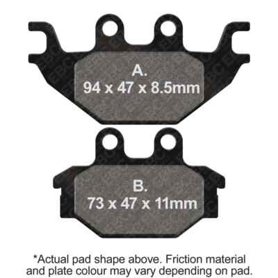 EBC front Brake Pads 1988 Yamaha YZ125 U