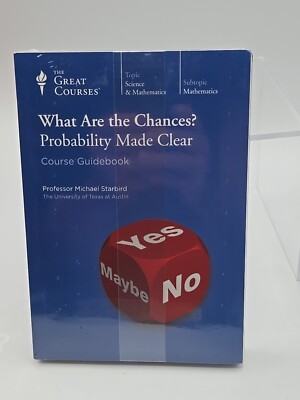 Great Courses DVD/Book WHAT ARE THE CHANCES ?  Probability Made Clear New Sealed