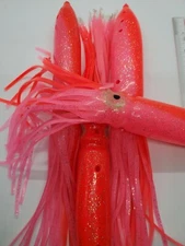 3 Pack Fishing Bulb Squids Skirt Lures Hoochie Offshore Trolling Lure Saltwater 