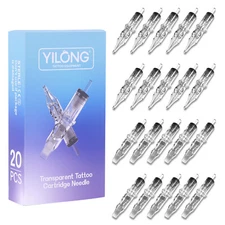 Tattoo Cartridge Needles Round Liner Shader Magnum for Pen Machine 20Pcs Mixed