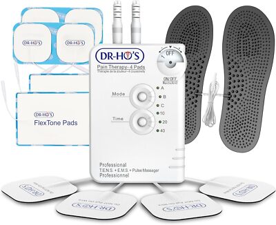 DR-HO'S Pain Therapy System Package - E-M-S and AMP T-ENS Unit Muscle Stimulator