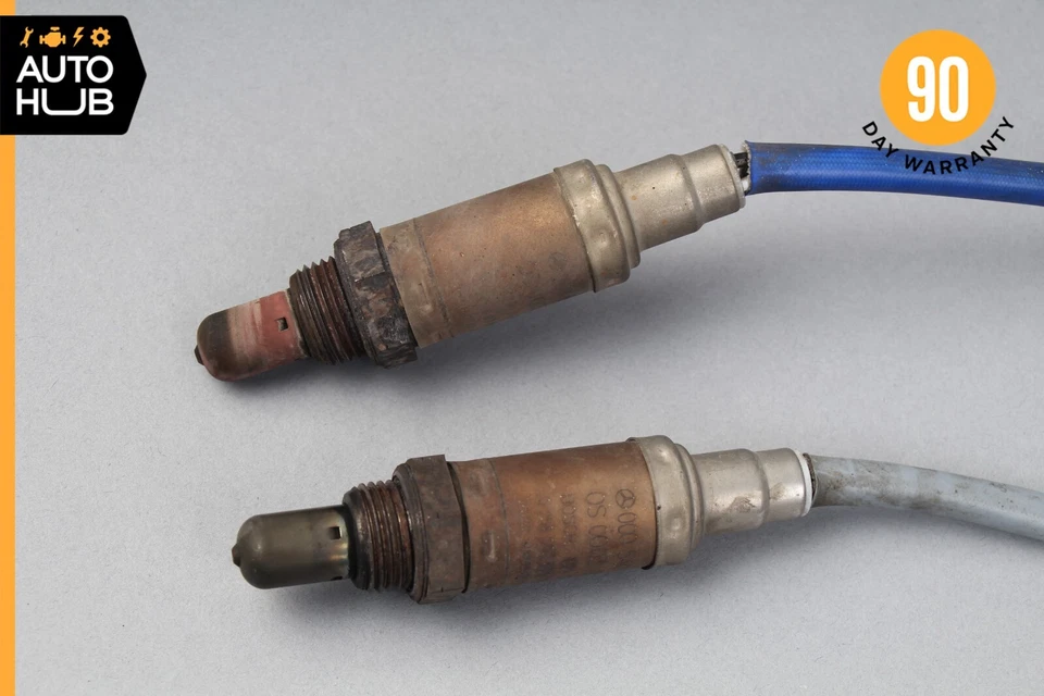 96-99 Mercedes R129 SL500 E420 Oxygen O2 Sensor Lambda Set of 4 0005408117 OEM - Image 2 of 4