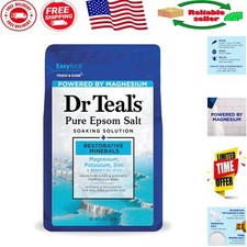 Epsom Salt Soak with Magnesium, Potassium  Zinc - 3 lbs for Relaxing Experience