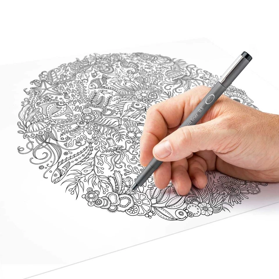 STAEDTLER Pigment Liner 308 0,1 - 2,0 mm schwarz [12 Stärken wählbar] - Bild 2 von 2