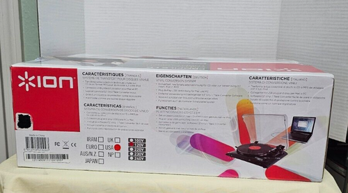 ION Powerplay LP USB-Powered LP-To-MP3 Turntable Brand New - Picture 5 of 6