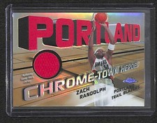 2004-05 Topps Chrome Hometown Heroes Refractor Jersey #CTH-ZR Zach Randolph