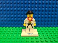 Lego Judo Fighter Minifigure Team GB Series 8909 CMF Lot Ultra Rare HTF Retired 