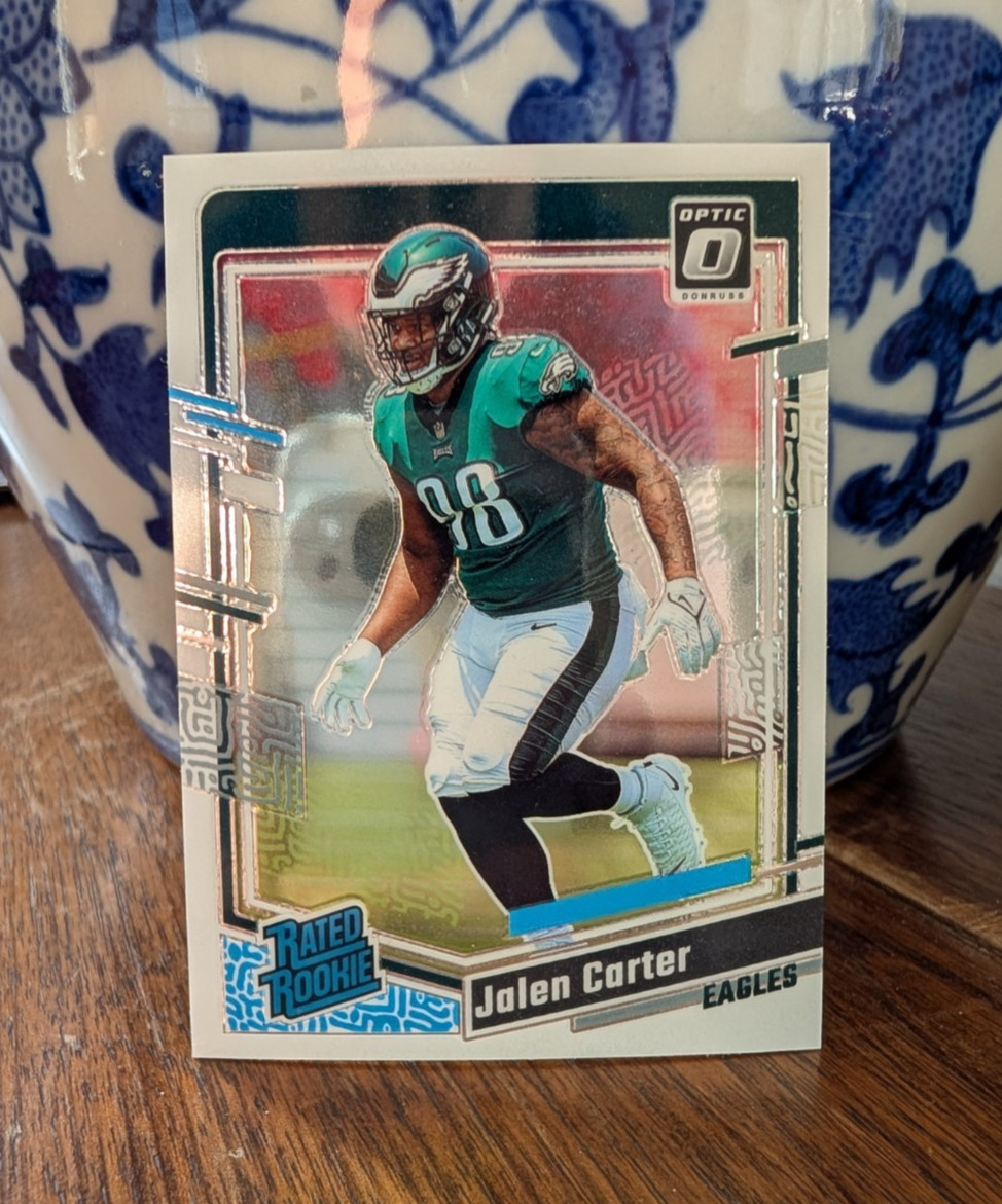 Jalen Carter 2023-24 Donruss Optic Base Rated Rookie No. 281 - Near Mint/Mint