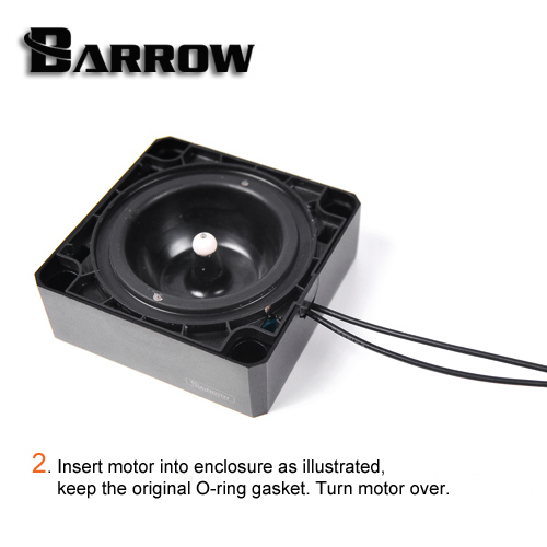 Barrow DDC Pump Top Reservoir Heatsink Housing Set 140mm (NO PUMP) - Bild 8 von 10