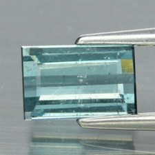 0.69 Ct Turmalina Natural Azul Verdoso Sin Calefacción Origen Mozambiqe(Video)